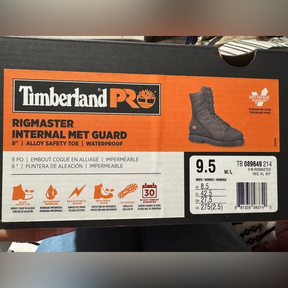 Timberland PRO Black Safety Boots Alloy Safety Toe